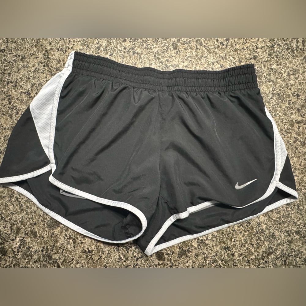 Nike Gray and Black Dri-FIT Shorts